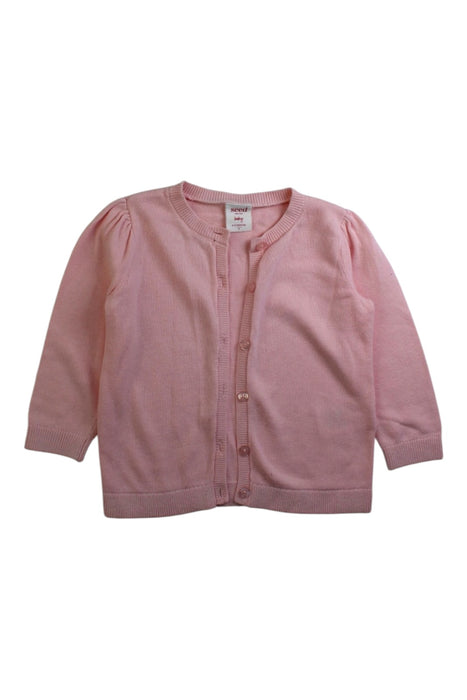 A Pink Cardigans from Seed in size 6-12M for girl. (Front View)