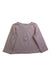 A Pink Long Sleeve Tops from The Little White Company in size 6-12M for girl. (Back View)