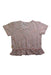A Pink Short Sleeve Tops from Steiff in size 6-12M for girl. (Back View)