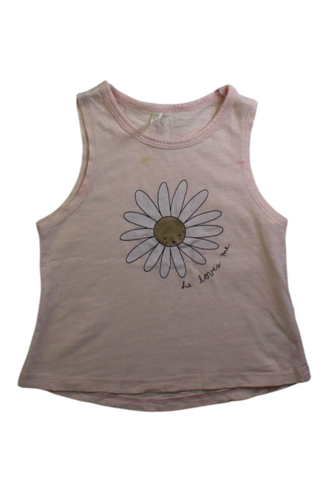 A Pink Sleeveless Tops from Rylee + Cru in size 18-24M for girl. (Front View)