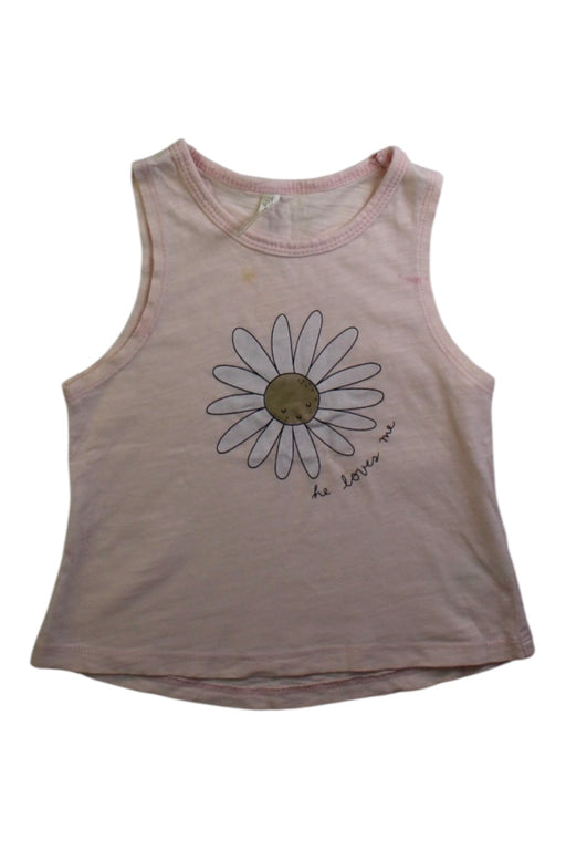 A Pink Sleeveless Tops from Rylee + Cru in size 18-24M for girl. (Front View)