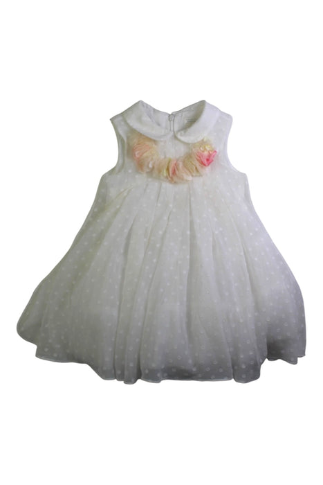 A White Sleeveless Dresses from Nicholas & Bears in size 12-18M for girl. (Front View)