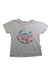 A White Short Sleeve T Shirts from The Bonnie Mob in size 6-12M for girl. (Front View)