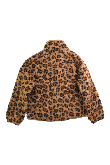 A Beige Puffer/Quilted Jackets from Crewcuts in size 6T for girl. (Back View)