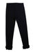 A Black Leggings from Crewcuts in size 6T for girl. (Front View)
