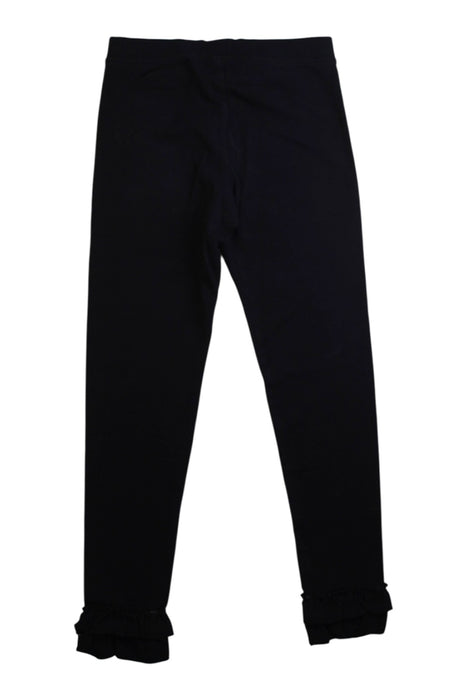 A Black Leggings from Crewcuts in size 6T for girl. (Back View)