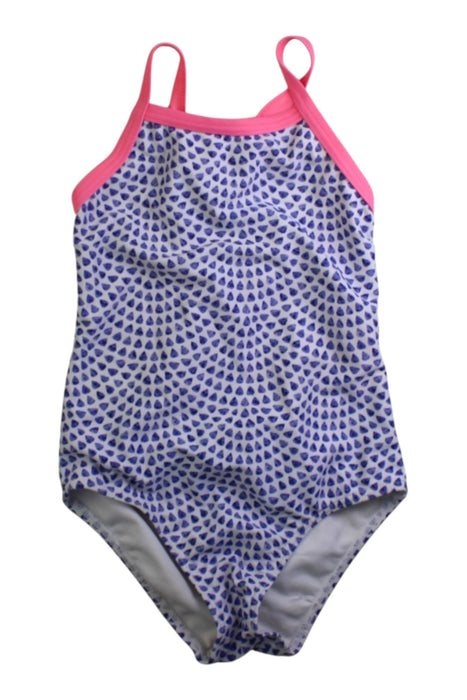 A Pink Swimsuits from Snapper Rock in size 5T for girl. (Front View)