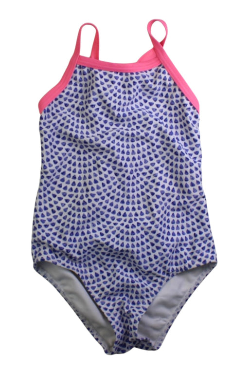 A Pink Swimsuits from Snapper Rock in size 5T for girl. (Front View)