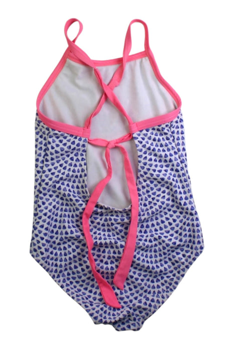 A Pink Swimsuits from Snapper Rock in size 5T for girl. (Back View)