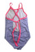 A Pink Swimsuits from Snapper Rock in size 5T for girl. (Back View)