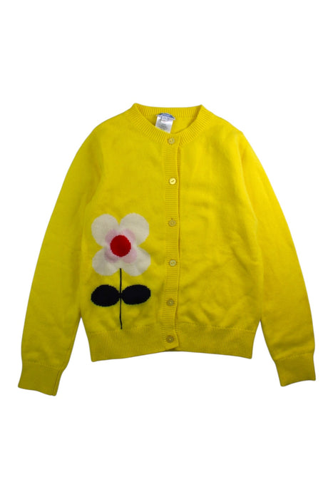 A Yellow Cardigans from Jacadi in size 10Y for girl. (Front View)