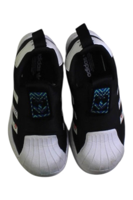 A Black Sneakers from Adidas in size 5T for neutral. (Back View)