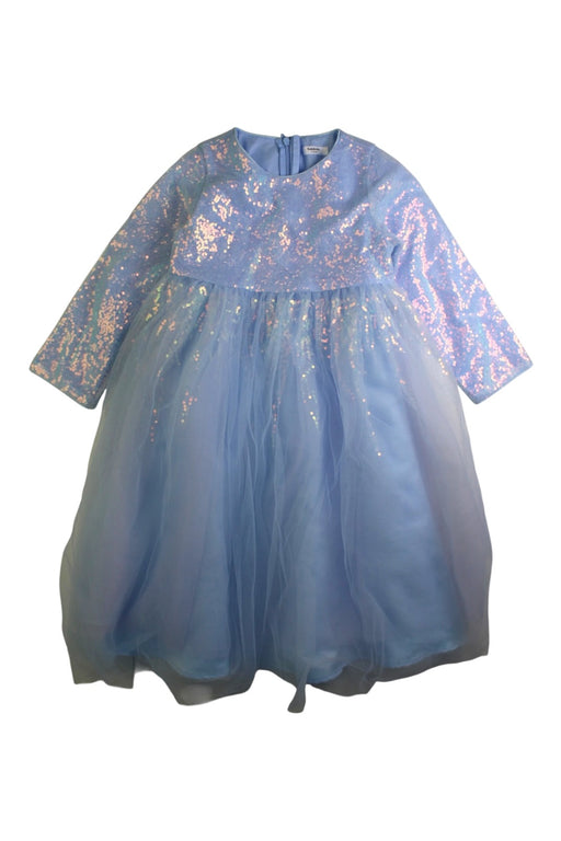 A Blue Long Sleeve Dresses from Balabala in size 4T for girl. (Front View)