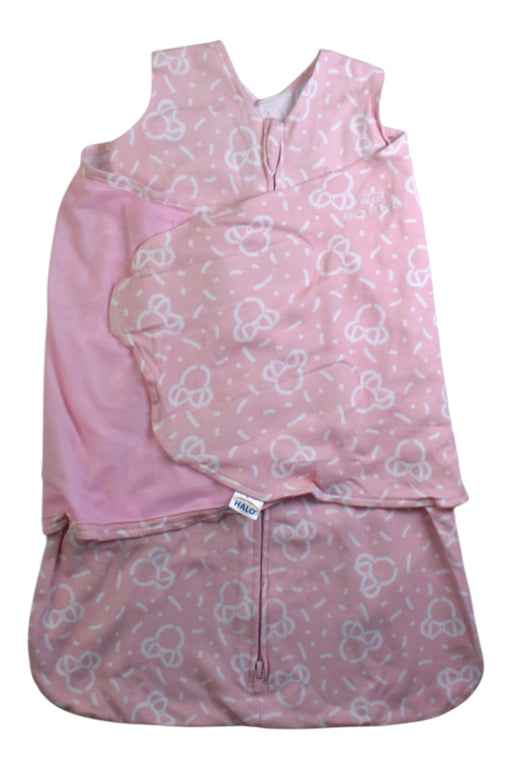 A Pink Sleepsacs from HALO in size 0-3M for girl. (Front View)