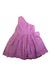 A Pink Sleeveless Dresses from Nellystella in size 6T for girl. (Back View)