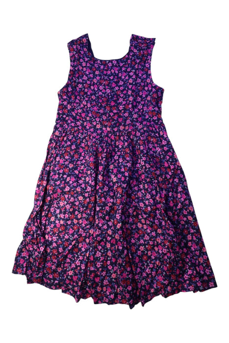 A Pink Sleeveless Dresses from Joules in size 11Y for girl. (Front View)