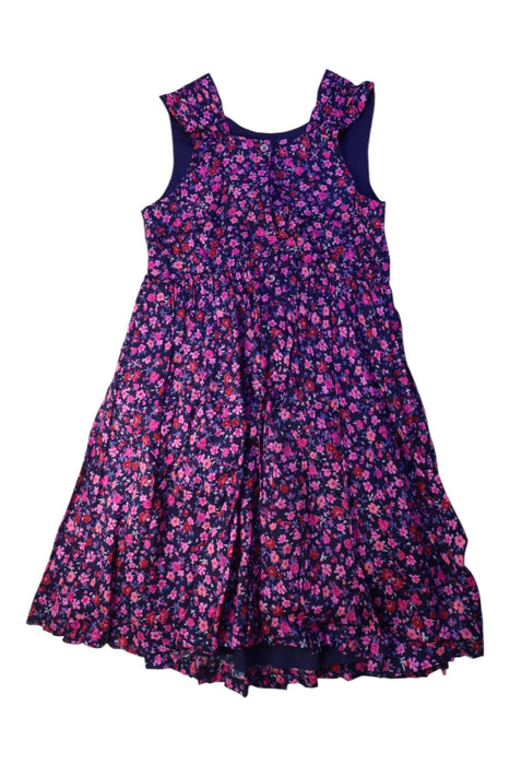 A Pink Sleeveless Dresses from Joules in size 11Y for girl. (Back View)