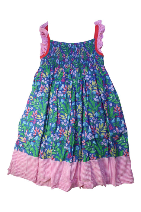 A Multicolour Sleeveless Dresses from Boden in size 11Y for girl. (Back View)