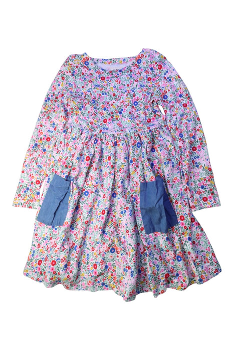 A Multicolour Long Sleeve Dresses from Joules in size 11Y for girl. (Front View)
