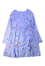 A Blue Long Sleeve Dresses from Joules in size 11Y for girl. (Back View)