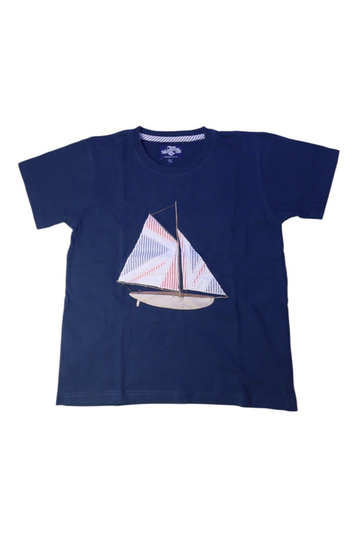 A Navy Short Sleeve T Shirts from Thomas Brown in size 10Y for boy. (Front View)