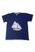 A Navy Short Sleeve T Shirts from Thomas Brown in size 10Y for boy. (Front View)