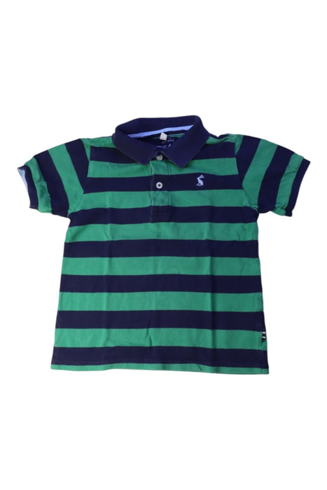 A Green Short Sleeve Polos from Joules in size 7Y for boy. (Front View)