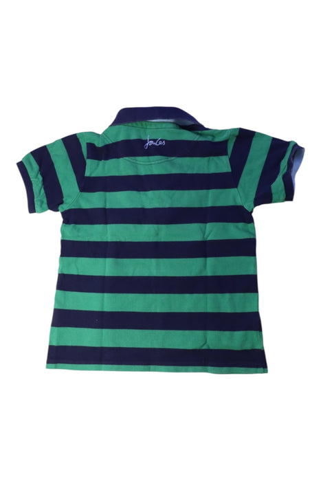 A Green Short Sleeve Polos from Joules in size 7Y for boy. (Back View)