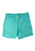 A Green Swim Shorts from Crewcuts in size 7Y for boy. (Front View)