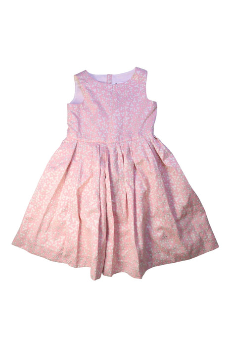 A Pink Sleeveless Dresses from Bonpoint in size 10Y for girl. (Front View)