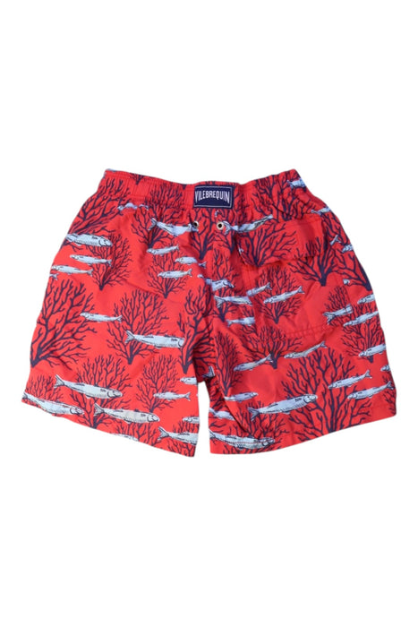 A Red Swim Shorts from Vilebrequin in size 12Y for boy. (Back View)