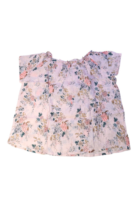 A Pink Short Sleeve Tops from Bonpoint in size 8Y for girl. (Back View)