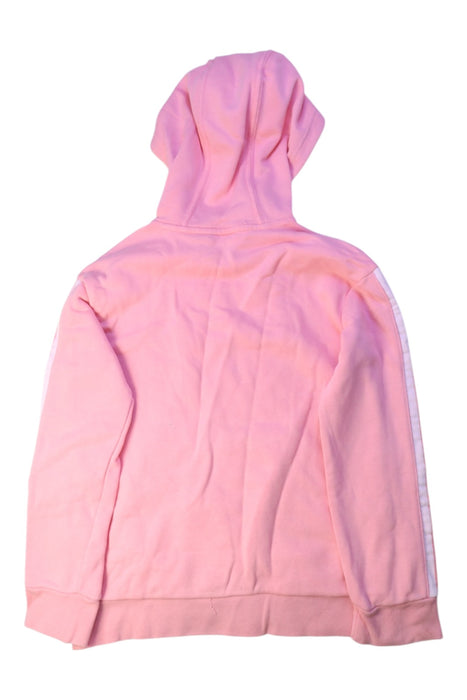 A Pink Hooded Sweatshirts from Adidas in size 8Y for girl. (Back View)