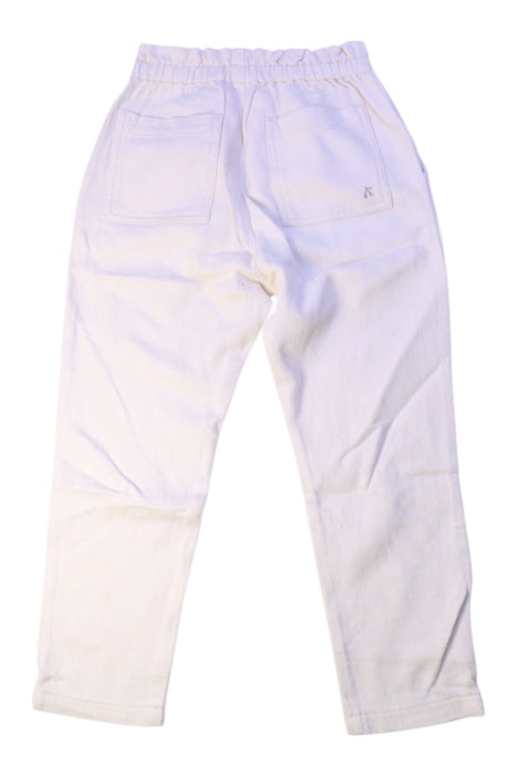 A White Casual Pants from Bonpoint in size 6T for girl. (Back View)