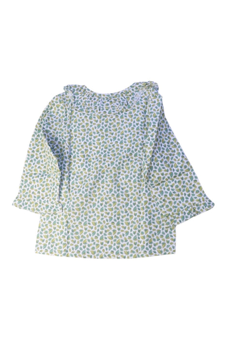 A White Long Sleeve Tops from La Coqueta in size 3T for girl. (Back View)