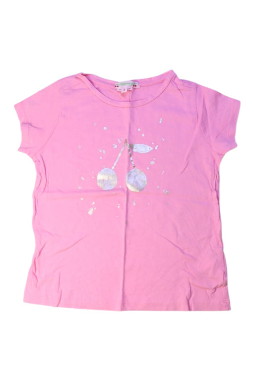 A Pink Short Sleeve T Shirts from Bonpoint in size 4T for girl. (Front View)