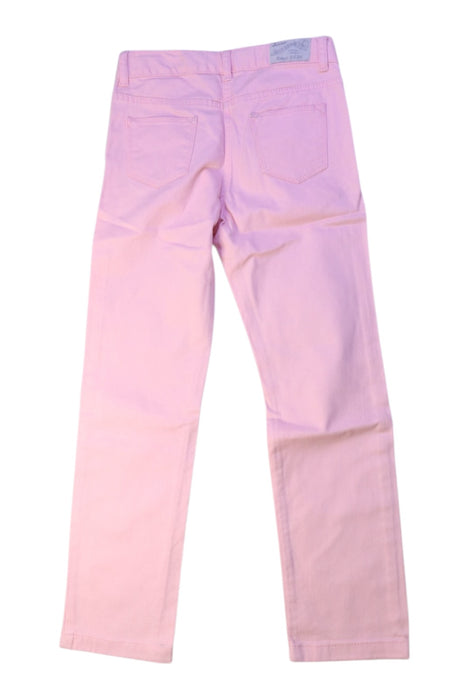 A Pink Casual Pants from Petit Bateau in size 6T for girl. (Back View)