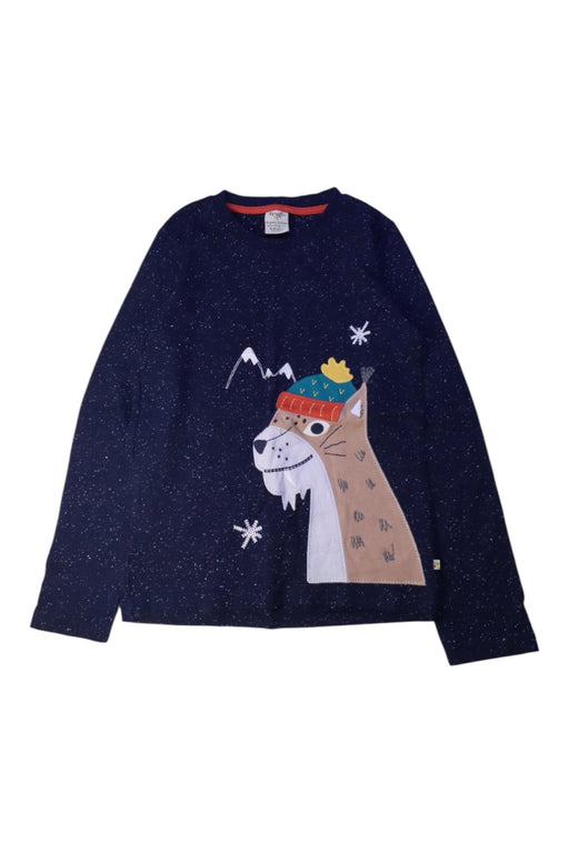 A Navy Long Sleeve T Shirts from Frugi in size 9Y for boy. (Front View)