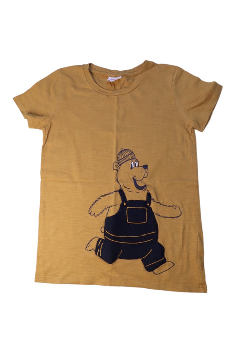 A Yellow Short Sleeve T Shirts from Seed in size 9Y for boy. (Front View)