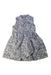 A Blue Sleeveless Dresses from Bonpoint in size 6T for girl. (Back View)