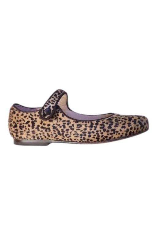 A Beige Flats from Bonpoint in size 6T for girl. (Front View)