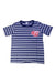 A Navy Short Sleeve T Shirts from Petit Bateau in size 12Y for boy. (Front View)