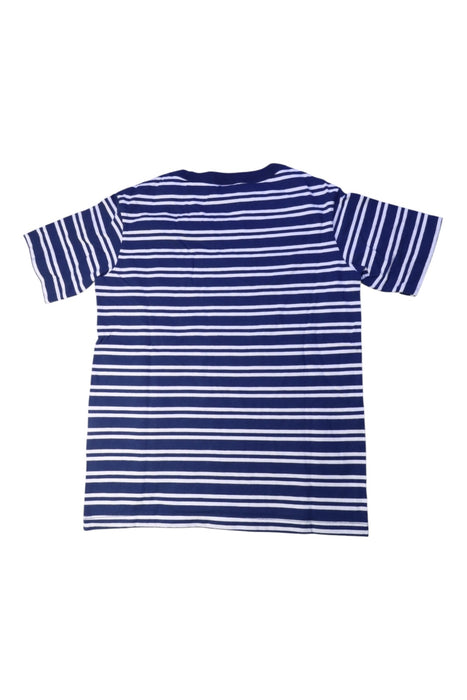 A Navy Short Sleeve T Shirts from Petit Bateau in size 12Y for boy. (Back View)