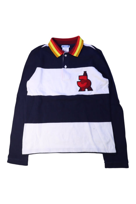 A White Long Sleeve Polos from Jacadi in size 10Y for boy. (Front View)