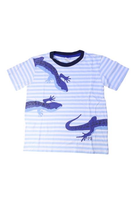 A Blue Short Sleeve T Shirts from Petit Bateau in size 10Y for boy. (Front View)