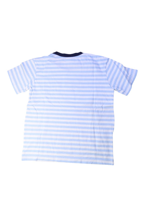 A Blue Short Sleeve T Shirts from Petit Bateau in size 10Y for boy. (Back View)