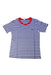 A Blue Short Sleeve T Shirts from Petit Bateau in size 10Y for boy. (Front View)
