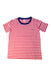 A Red Short Sleeve T Shirts from Petit Bateau in size 10Y for boy. (Front View)