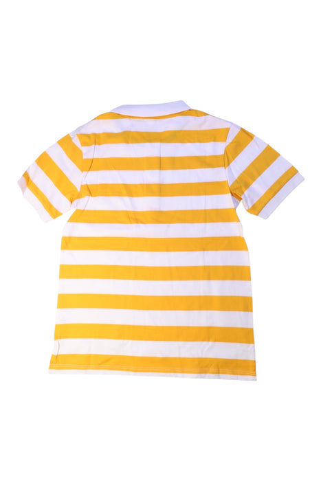 A White Short Sleeve Polos from Petit Bateau in size 10Y for boy. (Back View)