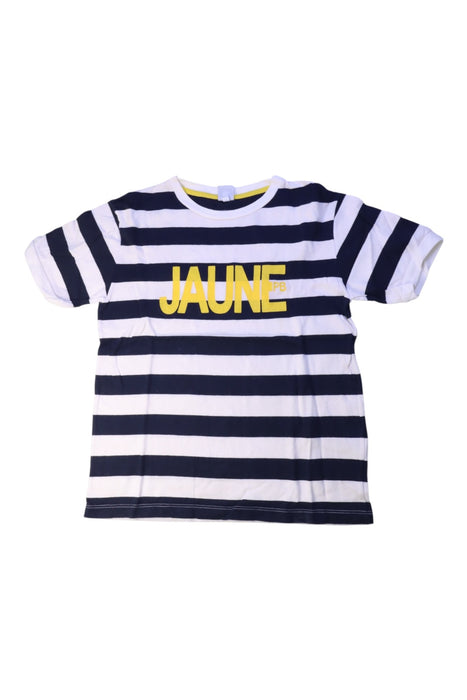 A Navy Short Sleeve T Shirts from Petit Bateau in size 10Y for boy. (Front View)